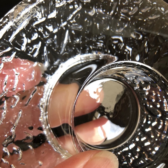 Orrefors Sweden Crystal Discus Votive Candle Holder - Picture 11 of 13